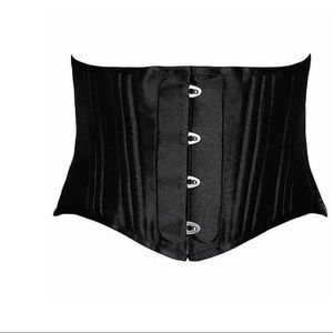 Black Waist Training Underbust Corset - Sleek Shapewear